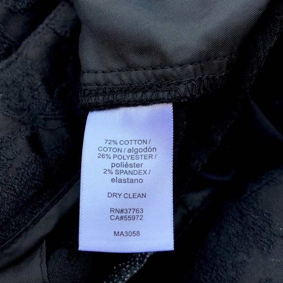 Laundry / Shelli Segal Black embroidered pants - Picture 5 of 5